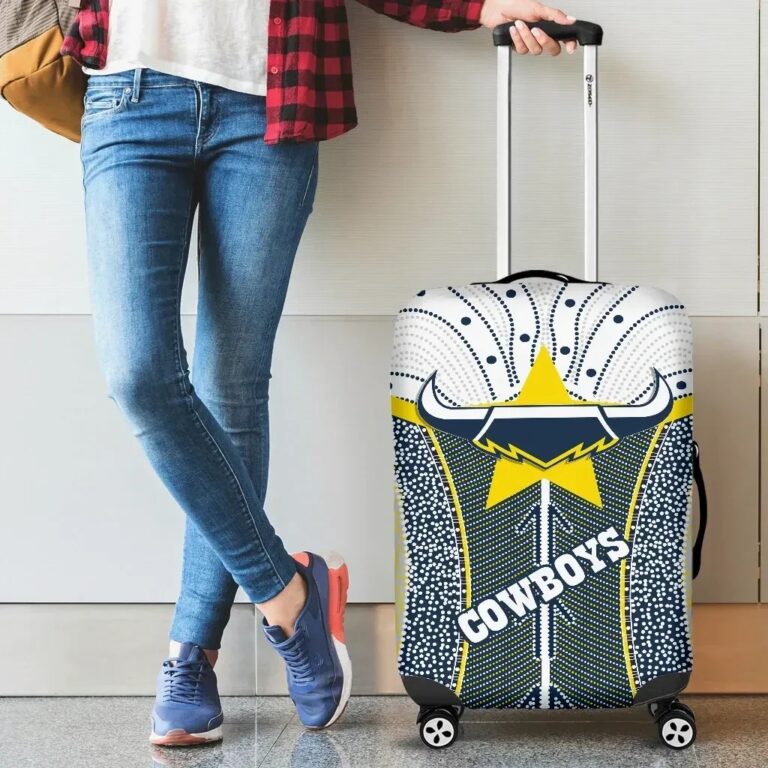 NRL Australia Luggage Covers Cowboys Indigenous TH6