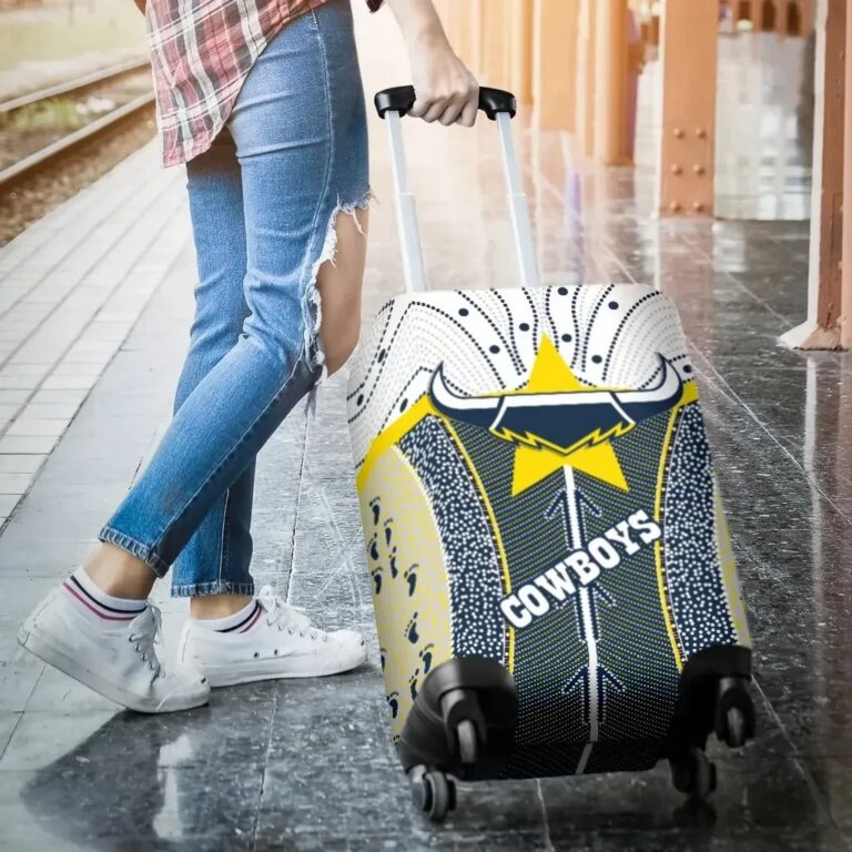 NRL Australia Luggage Covers Cowboys Indigenous TH6