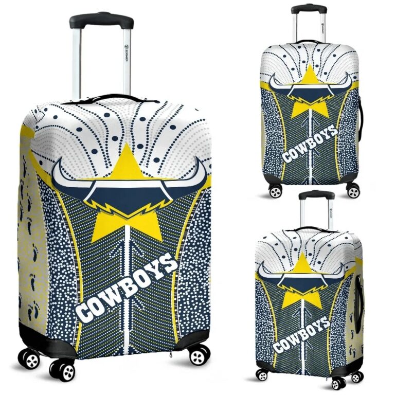 NRL Australia Luggage Covers Cowboys Indigenous TH6