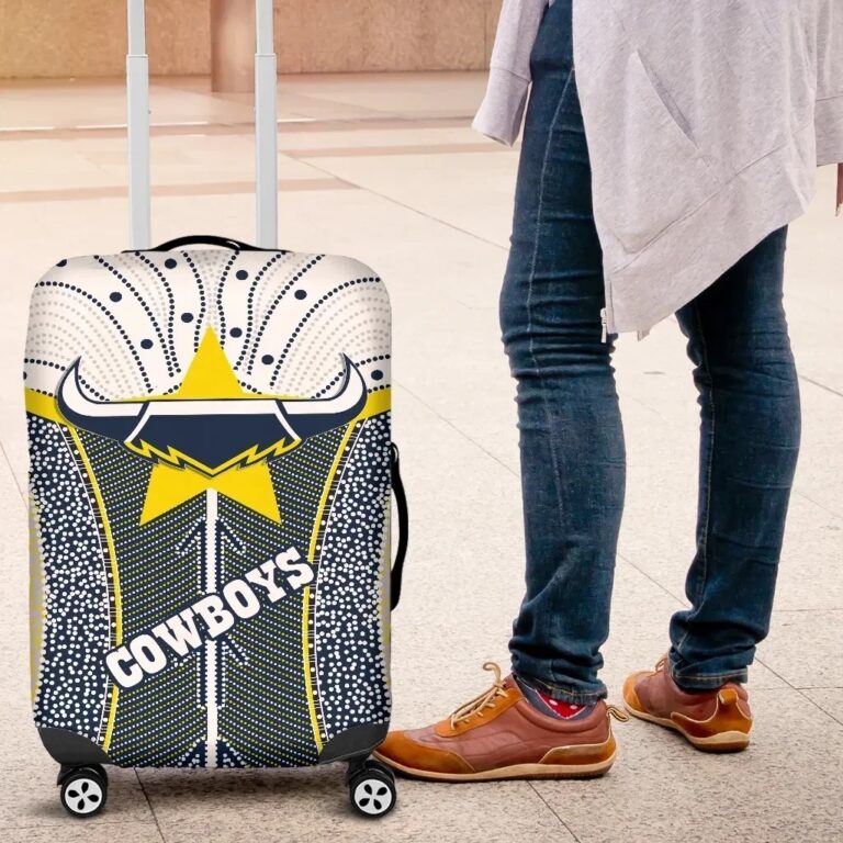 NRL Australia Luggage Covers Cowboys Indigenous TH6