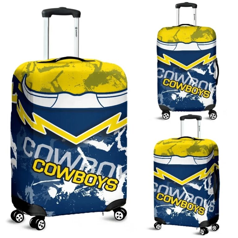 NRL Cowboys Luggage Covers TH4