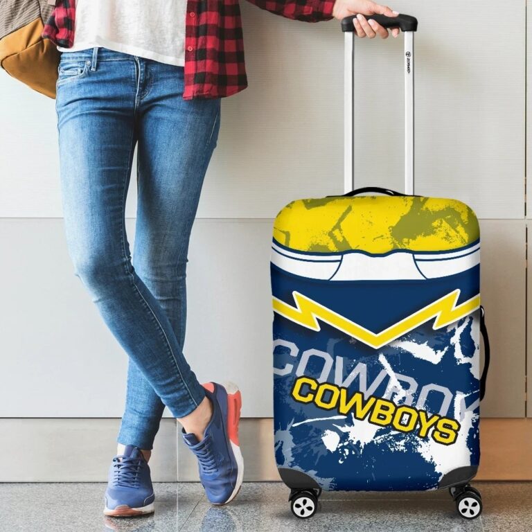 NRL Cowboys Luggage Covers TH4