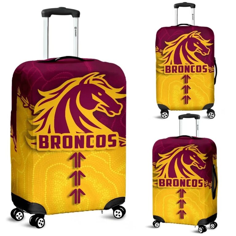 NRL Broncos Luggage Covers Brisbane Aboriginal K4