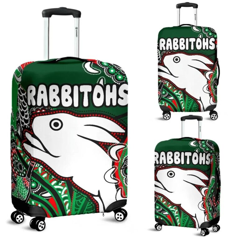 NRL Rabbitohs Luggage Covers Indigenous Survival World TH12