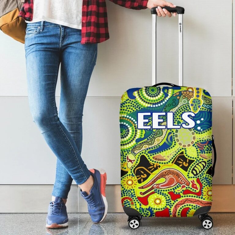 NRL Parramatta Luggage Covers Eels Unique Indigenous K8