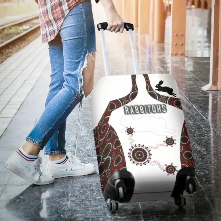 NRL South Sydney Luggage Covers Indigenous Rabbitohs TH5