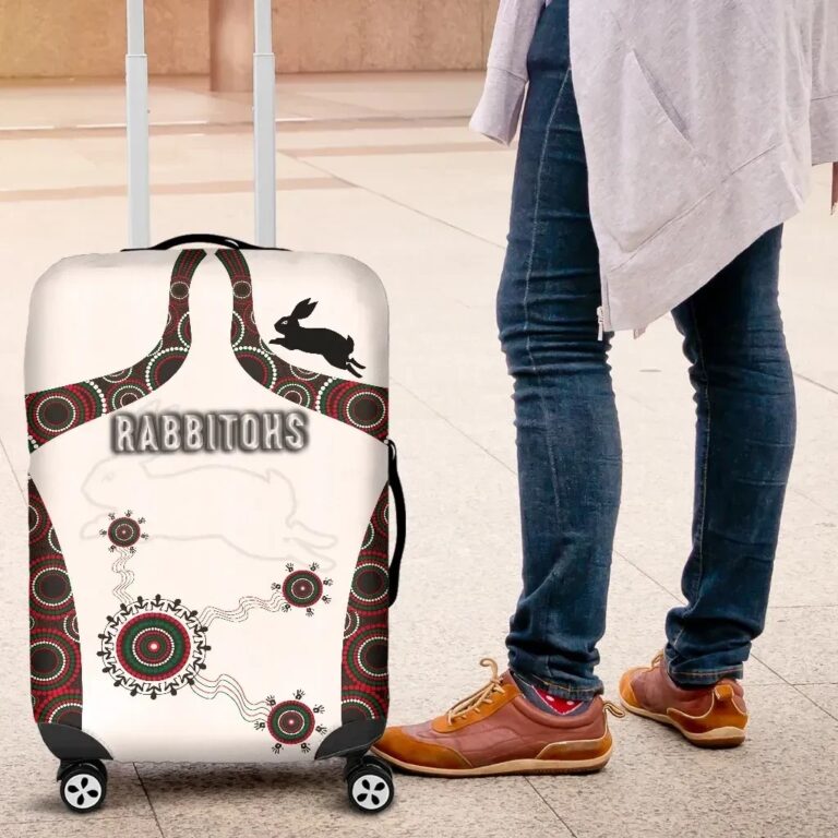 NRL South Sydney Luggage Covers Indigenous Rabbitohs TH5