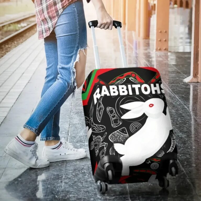 NRL Rabbitohs Luggage Covers Indigenous Mystery Vibes K8