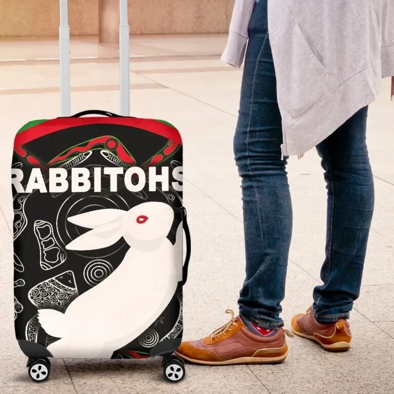 NRL Rabbitohs Luggage Covers Indigenous Mystery Vibes K8