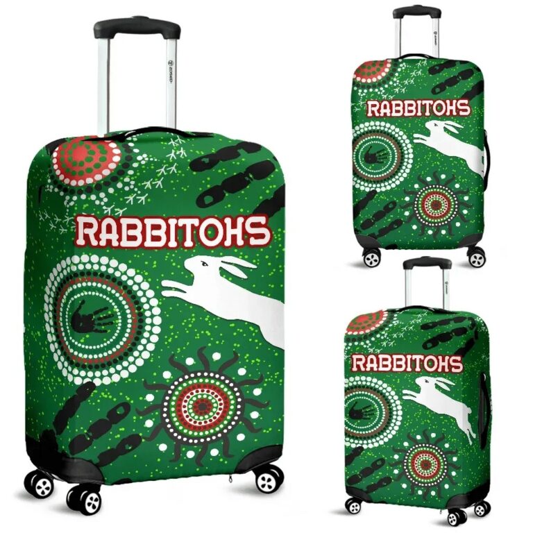 NRL South Sydney Rabbitohs Indigenous Luggage Covers Country Style K36
