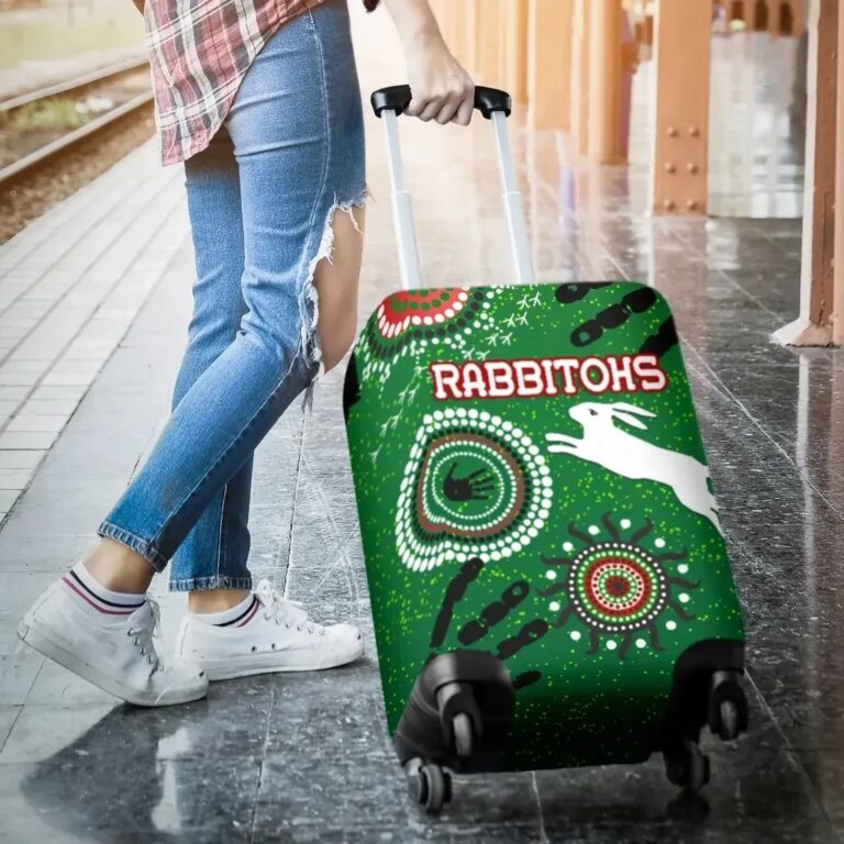 NRL South Sydney Rabbitohs Indigenous Luggage Covers Country Style K36
