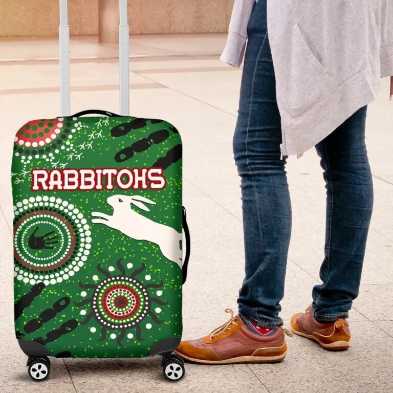 NRL South Sydney Rabbitohs Indigenous Luggage Covers Country Style K36