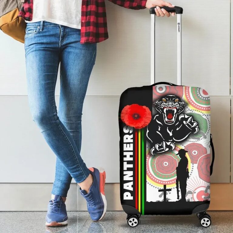 NRL Penrith Panthers Luggage Covers Anzac Day Power Style TH12