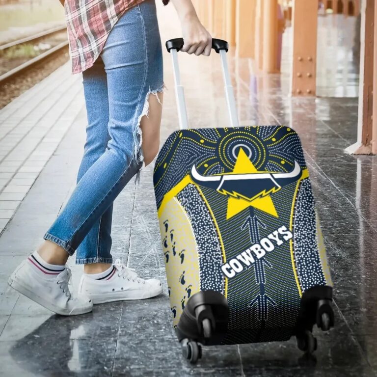 NRL Australia Rugby Luggage Covers Cowboys Indigenous TH6