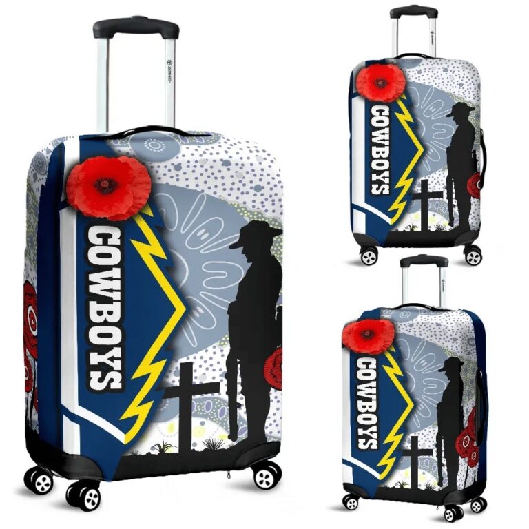 NRL Cowboys Luggage Covers North Aboriginal Anzac Day TH12