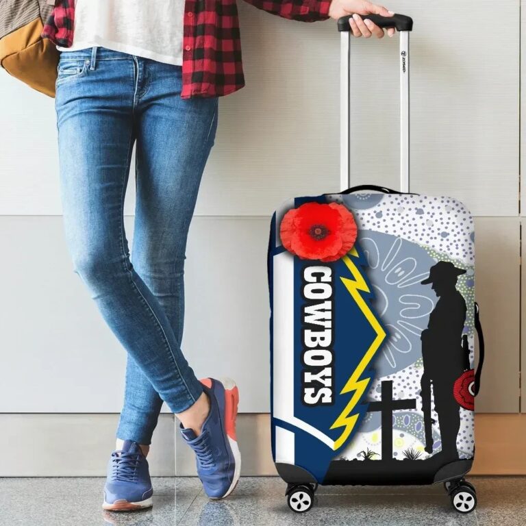 NRL Cowboys Luggage Covers North Aboriginal Anzac Day TH12