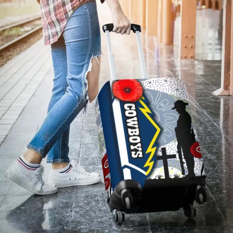 NRL Cowboys Luggage Covers North Aboriginal Anzac Day TH12