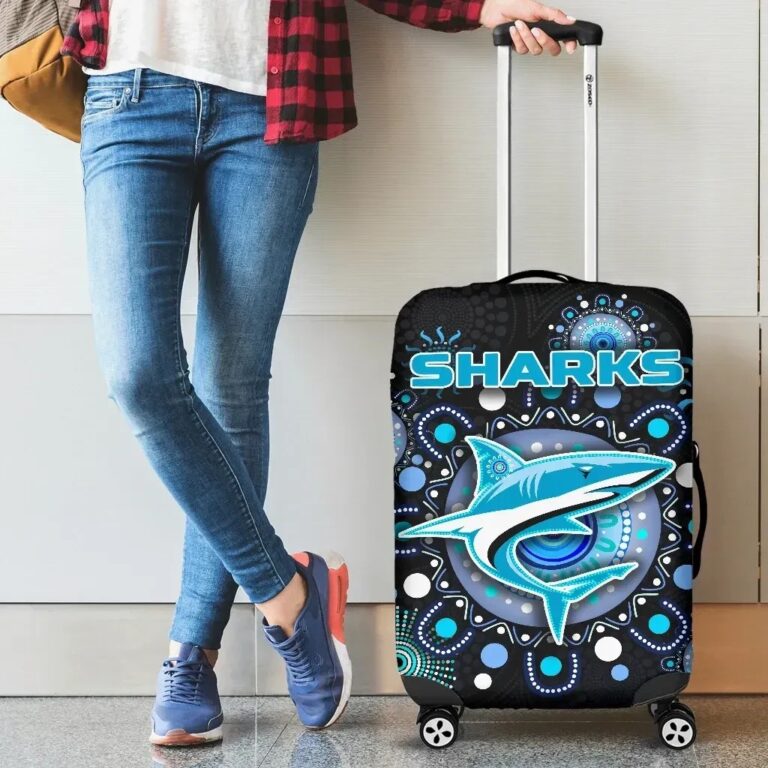 NRL Cronulla Luggage Covers Sharks Indigenous K8