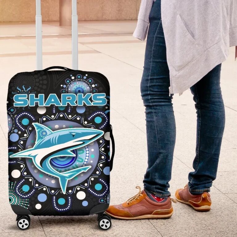 NRL Cronulla Luggage Covers Sharks Indigenous K8
