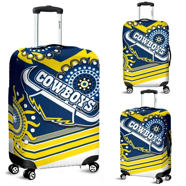 NRL Proud Cowboys Luggage Covers Indigenous North Queensland K13