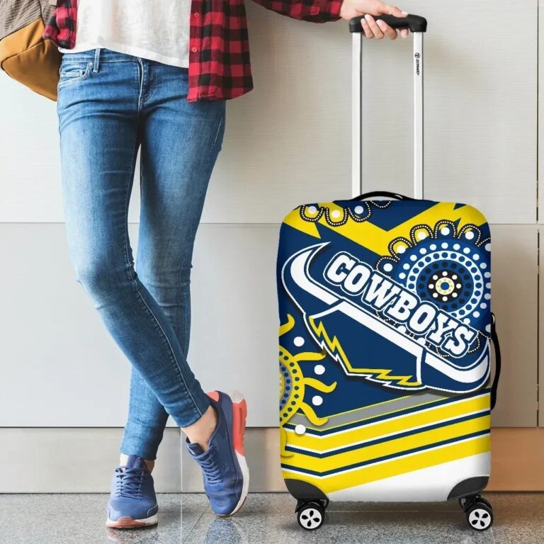 NRL Proud Cowboys Luggage Covers Indigenous North Queensland K13