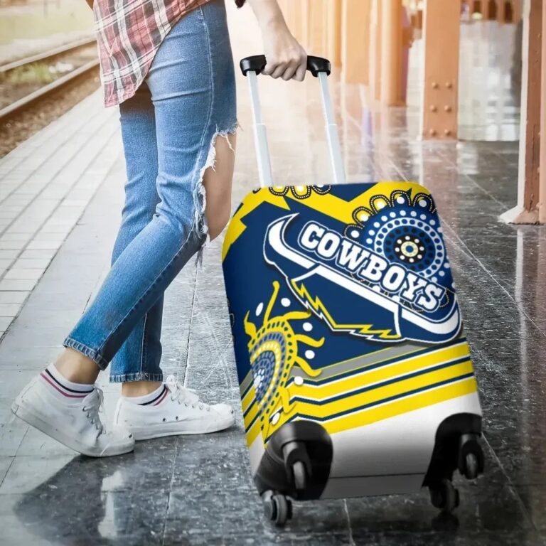 NRL Proud Cowboys Luggage Covers Indigenous North Queensland K13
