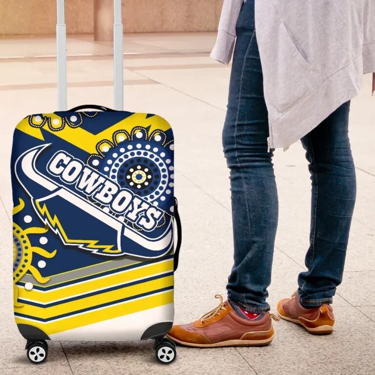 NRL Proud Cowboys Luggage Covers Indigenous North Queensland K13