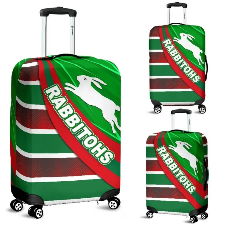 NRL South Sydney Rabbitohs Luggage Covers Victorian Vibes K36