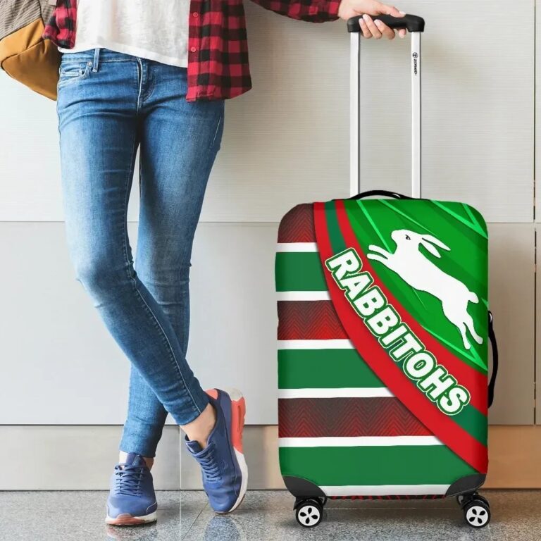 NRL South Sydney Rabbitohs Luggage Covers Victorian Vibes K36