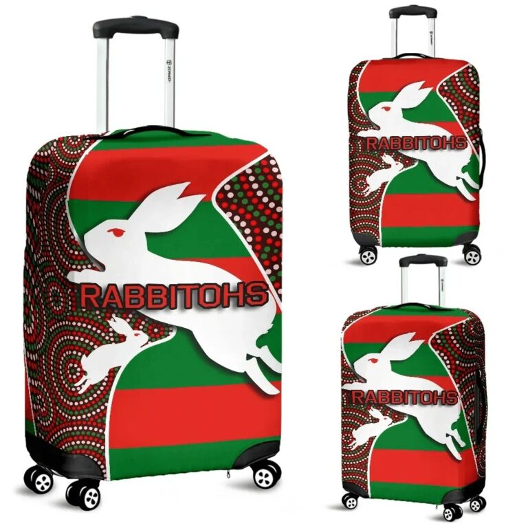 NRL Rabbitohs Luggage Covers TH4
