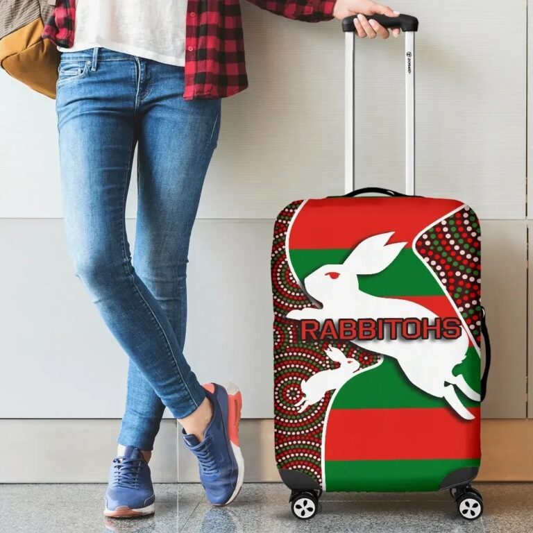 NRL Rabbitohs Luggage Covers TH4