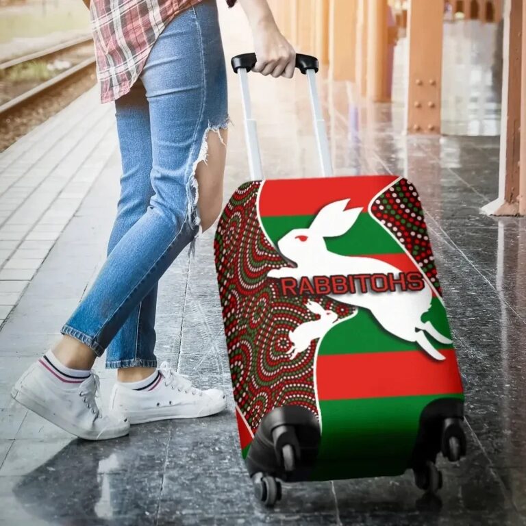 NRL Rabbitohs Luggage Covers TH4