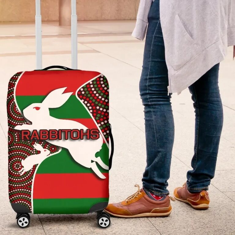 NRL Rabbitohs Luggage Covers TH4
