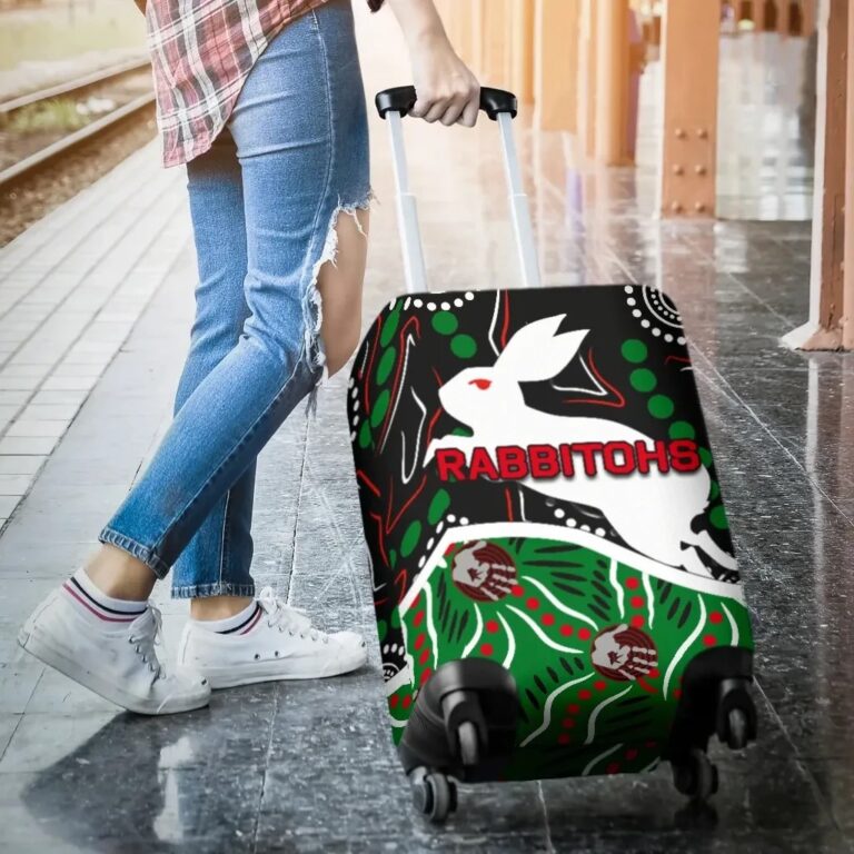NRL Rabbitohs Luggage Covers Aboriginal TH4