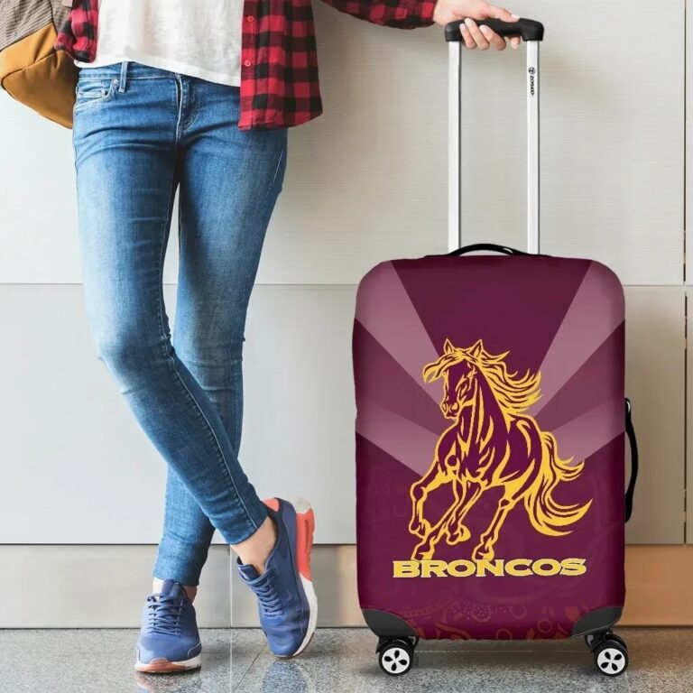 NRL Brisbane Broncos Indigenous Luggage Covers TH5
