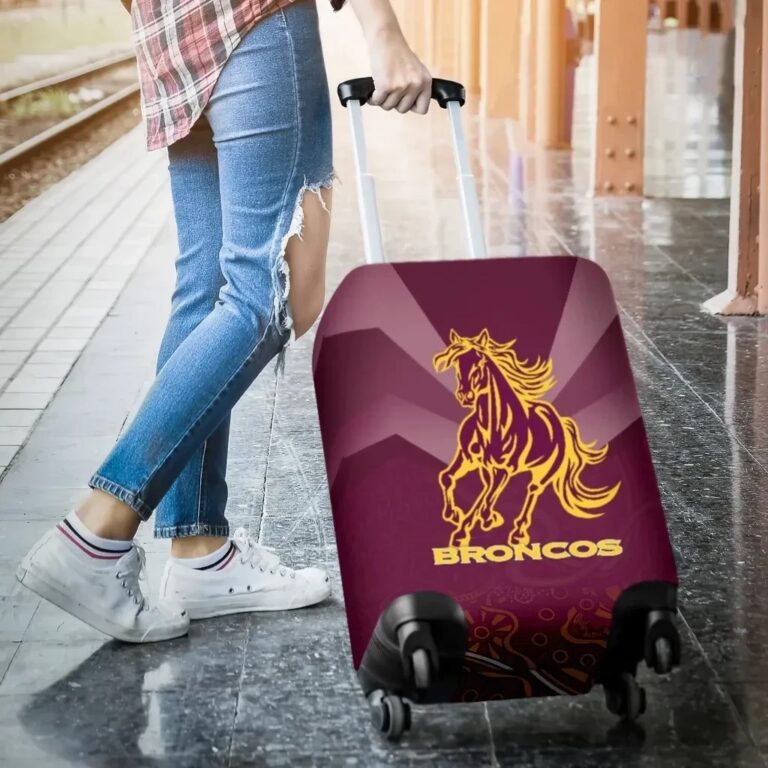 NRL Brisbane Broncos Indigenous Luggage Covers TH5
