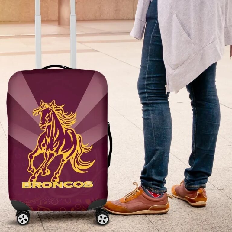 NRL Brisbane Broncos Indigenous Luggage Covers TH5