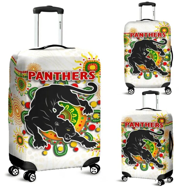 NRL Penrith Luggage Covers Indigenous Panthers - White K8