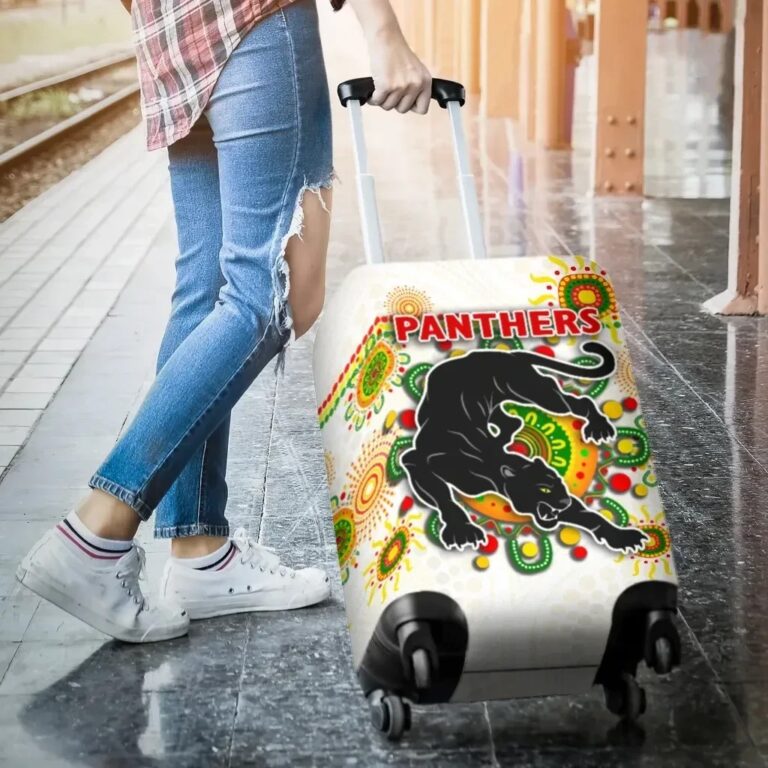 NRL Penrith Luggage Covers Indigenous Panthers - White K8