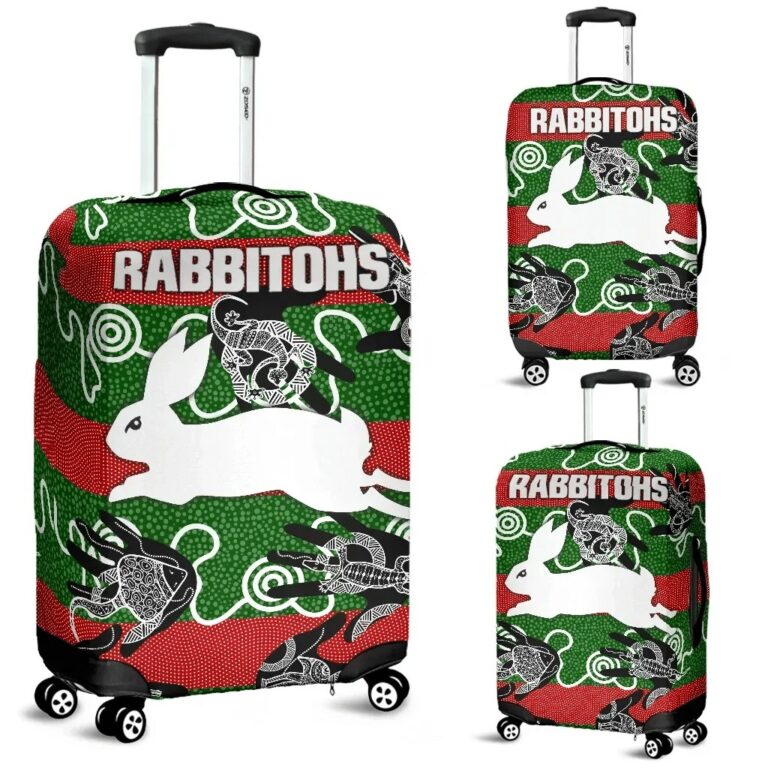 NRL South Sydney Luggage Covers Rabbitohs Indigenous TH5