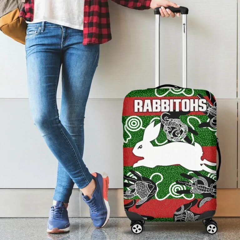 NRL South Sydney Luggage Covers Rabbitohs Indigenous TH5