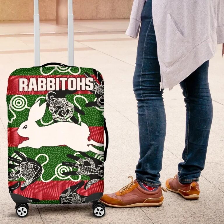 NRL South Sydney Luggage Covers Rabbitohs Indigenous TH5