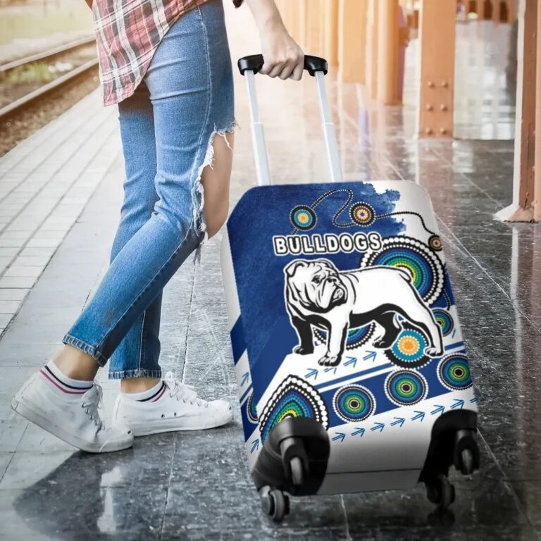 NRL Bulldogs Luggage Covers Special Indigenous K13