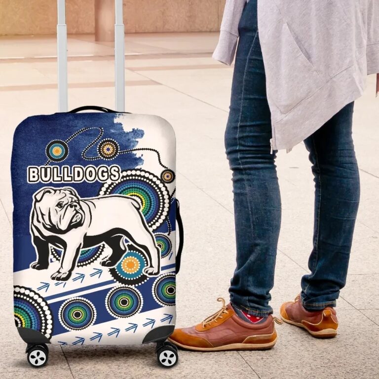 NRL Bulldogs Luggage Covers Special Indigenous K13