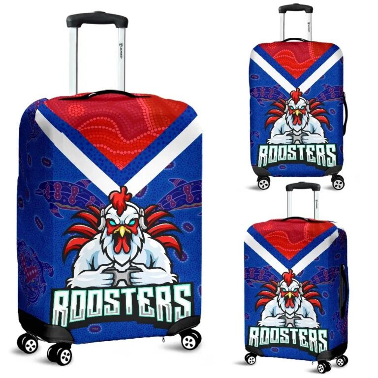 NRL Sydney Roosters Indigenous Luggage Covers Prairie Style No.1 K36