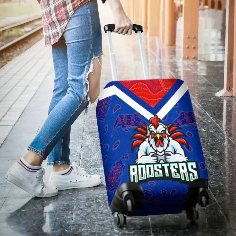 NRL Sydney Roosters Indigenous Luggage Covers Prairie Style No.1 K36