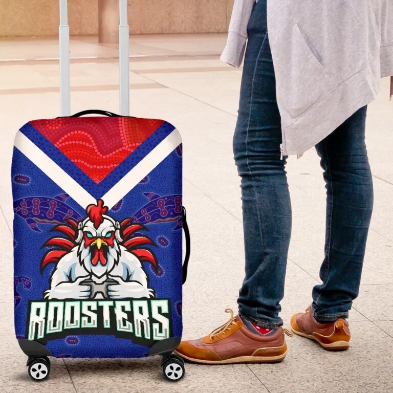 NRL Sydney Roosters Indigenous Luggage Covers Prairie Style No.1 K36