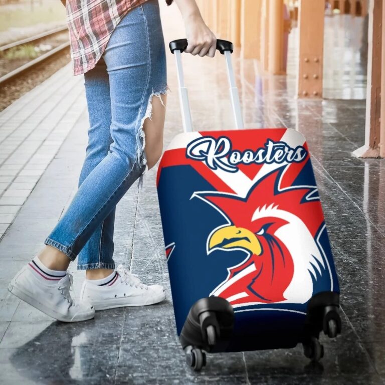 NRL Australia Roosters Luggage Covers Rugby K4