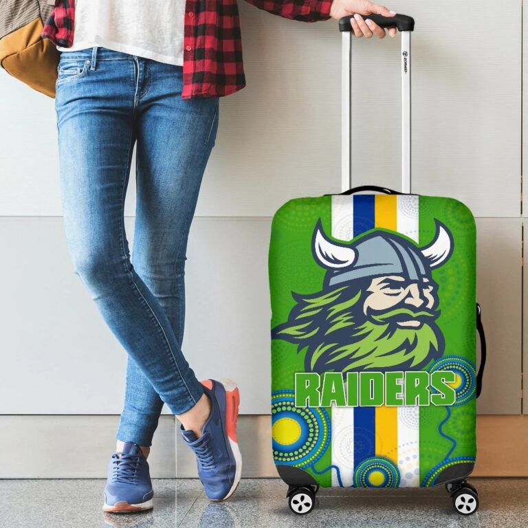 NRL Canberra Luggage Covers Raiders Indigenous TH5