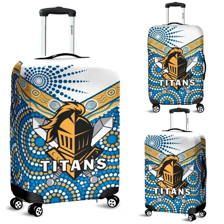 NRL Titans Knight Luggage Covers Gold Coast K13